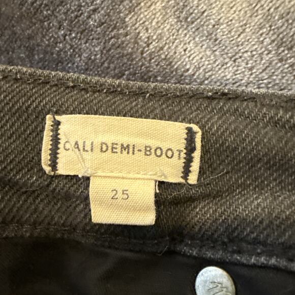 Madewell Jeans Women Size 25 Black Cali Demi-Boot Jean - Picture 8 of 15